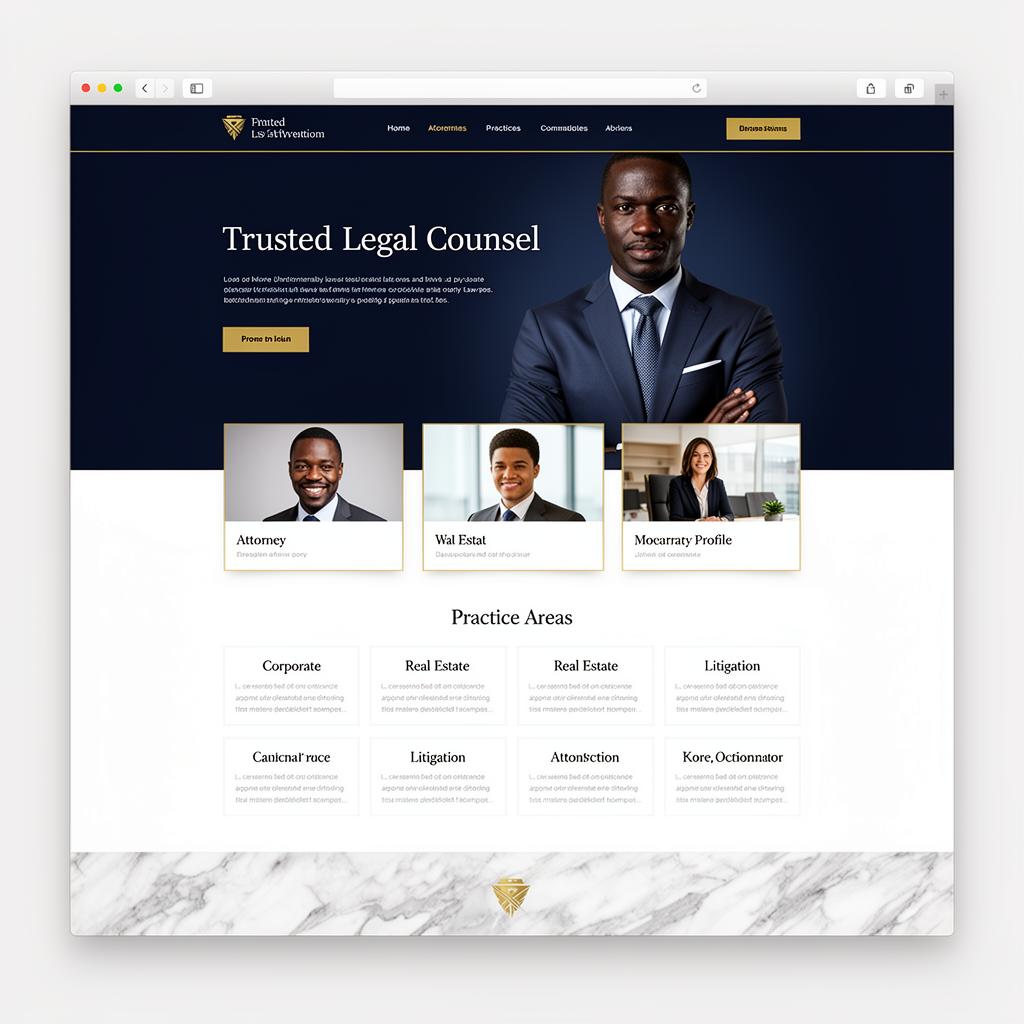 Corporate Legal Website Design